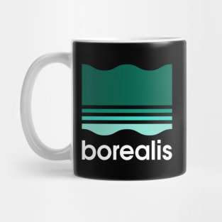 aurora borealis - 3 stripes - sports vibe Mug